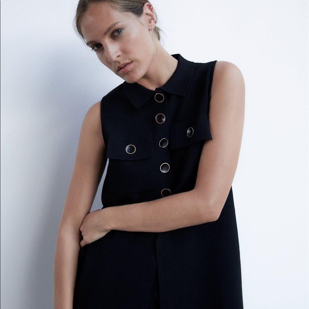 Zara Vest with Buttons